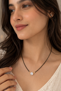 Minimal Black Bead Mangalsutra – Elegant Daily Wear Necklace