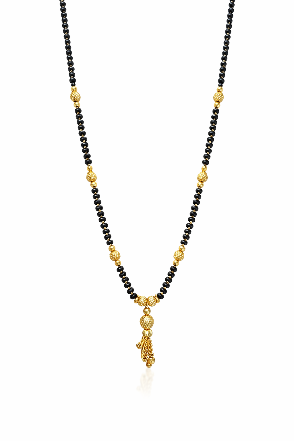 Elegant Black Beads Mangalsutra Chain