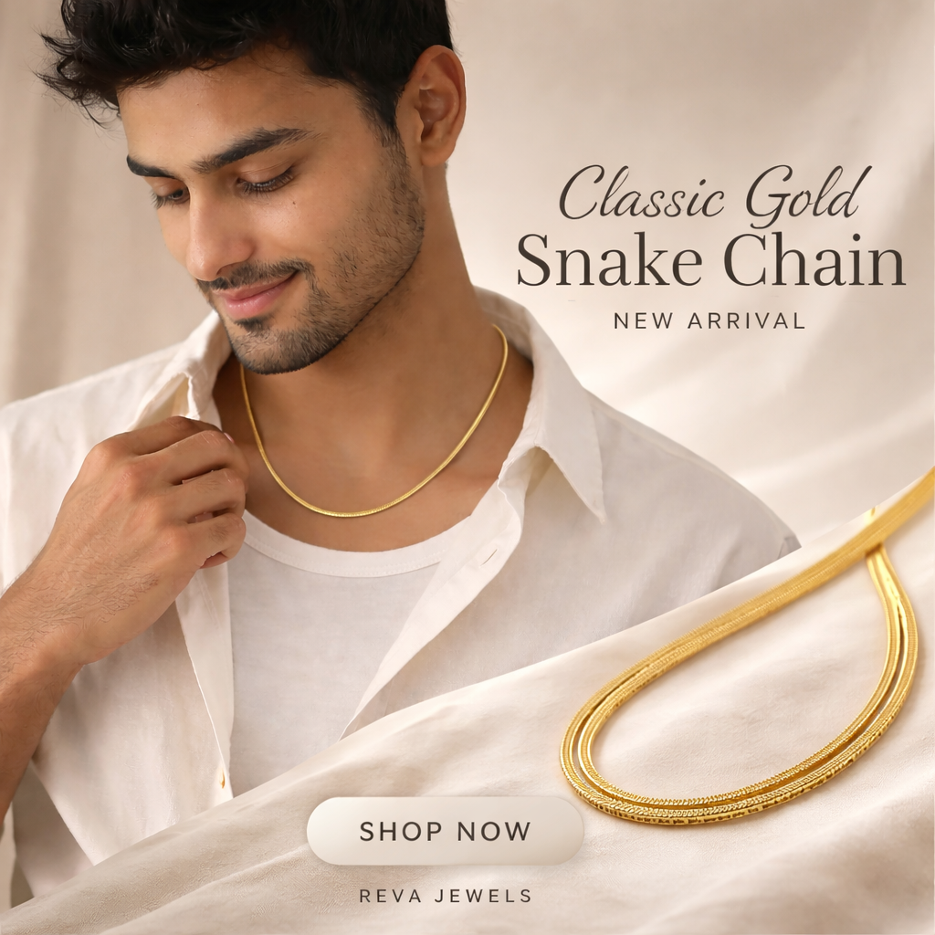 Gold Snake Chain  for Men – Minimal Fashion Chain