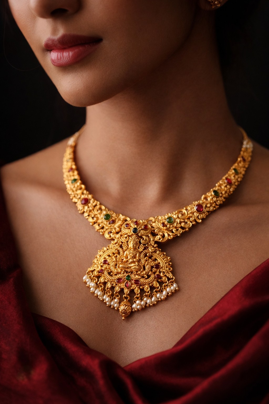 Traditional Lakshmi Haram – Wedding Special