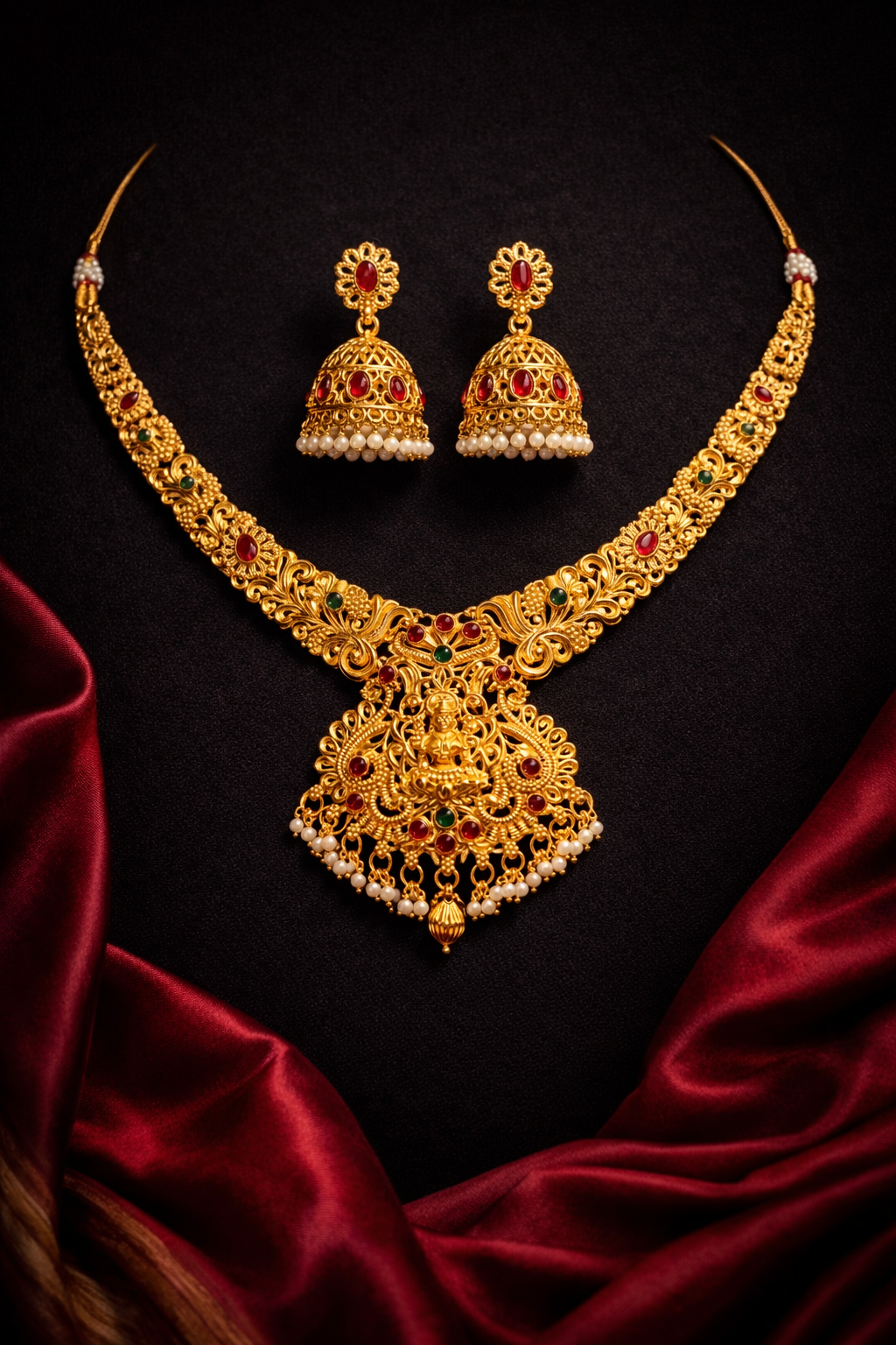 Traditional Lakshmi Haram – Wedding Special