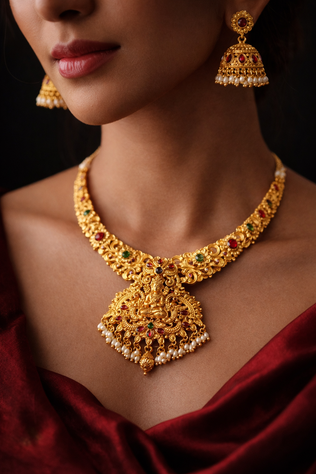 Traditional Lakshmi Haram – Wedding Special